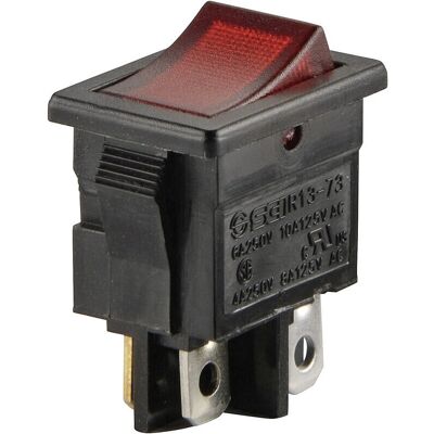 TRU Components TC-R13-73C-02 Interrupteur - 250V/AC, 6A, Marche/Arrêt, Montage panneau TRU Components TC-R13-73C-02 Interrupteur - 250V/AC, 6A, Marche/Arrêt, Montage panneau