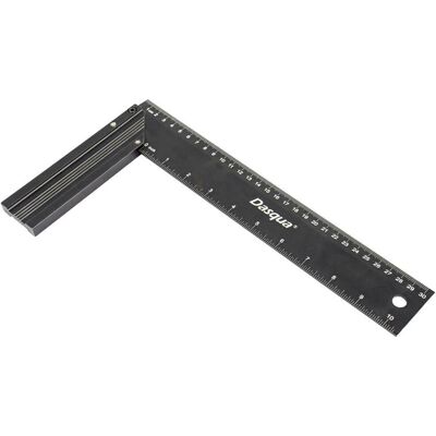 Dasqua 1804-0505 Squadra - 250 mm lunghezza, 60 mm profondità, angolo di 90° Dasqua 1804-0505 Squadra - 250 mm lunghezza, 60 mm profondità, angolo di 90°