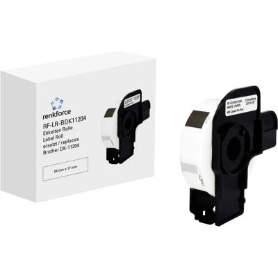 Renkforce - DK-11204 compatibele labelrol - 54x17mm Renkforce - DK-11204 compatibele labelrol - 54x17mm