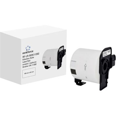 Renkforce - RF-6027498 - Wit - 62x100 mm - Etikettenrol Renkforce - RF-6027498 - Wit - 62x100 mm - Etikettenrol