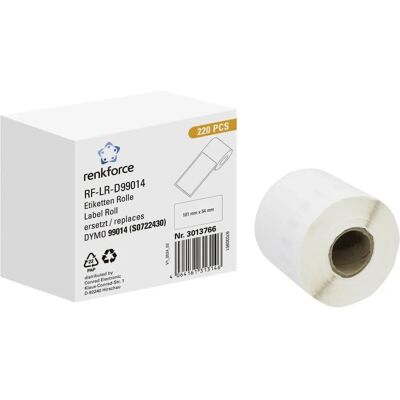 Renkforce - RF-6027532 - White - Druckeretikett Renkforce - RF-6027532 - White - Druckeretikett