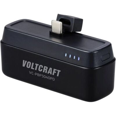 VOLTCRAFT VC-PBP3040PD Powerbank - 4500mAh - Zwart - Power Delivery VOLTCRAFT VC-PBP3040PD Powerbank - 4500mAh - Zwart - Power Delivery