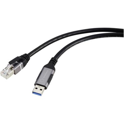USB 3.0 naar RJ45 Ethernet Kabel Renkforce RF-6055788 - 2m USB 3.0 naar RJ45 Ethernet Kabel Renkforce RF-6055788 - 2m