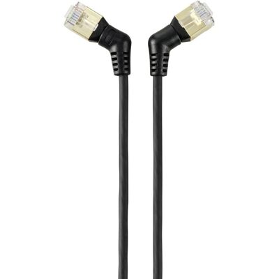 Câble réseau Renkforce RF-6071554 - Noir 1m Cat8.2 S/FTP Câble réseau Renkforce RF-6071554 - Noir 1m Cat8.2 S/FTP