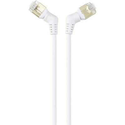 Câble réseau Renkforce RF-6071574 Blanc 2m Cat8.2 S/FTP Câble réseau Renkforce RF-6071574 Blanc 2m Cat8.2 S/FTP