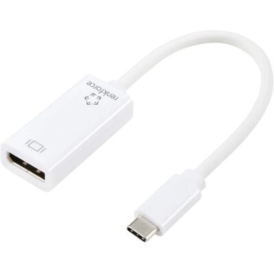 Adaptateur USB-C à DisplayPort Renkforce RF-6056894 - 4K, 0,15 m Adaptateur USB-C à DisplayPort Renkforce RF-6056894 - 4K, 0,15 m