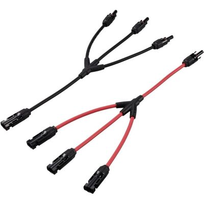 TRU COMPONENTS TC-12195664 - Sol Y-fordeler 1000V 30A Rød/Sort TRU COMPONENTS TC-12195664 - Sol Y-fordeler 1000V 30A Rød/Sort