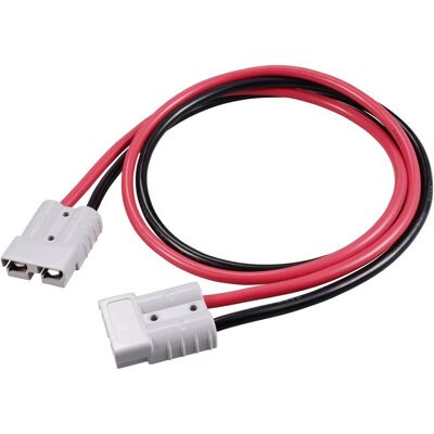 TRU COMPONENTS TC-12195680 Batteriöverlängningskabel - 1m, 600V, 50A, Röd & Svart TRU COMPONENTS TC-12195680 Batteriöverlängningskabel - 1m, 600V, 50A, Röd & Svart