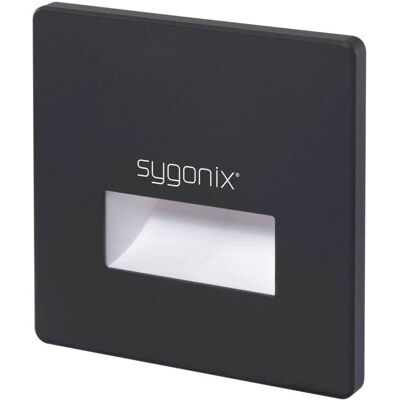 Sygonix Model SY-6179432 Black LED Wall Light - Wall Light Sygonix Model SY-6179432 Black LED Wall Light - Wall Light