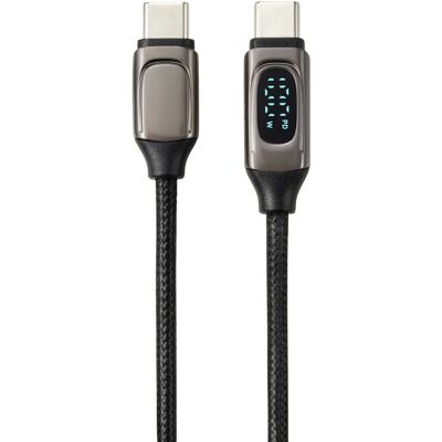 Renkforce RF-6249318 USB 2.0 Kabel - Zwart - 1m - USB-C Renkforce RF-6249318 USB 2.0 Kabel - Zwart - 1m - USB-C