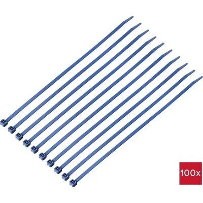 Tru Components TC-12533356 - Metall Erkennbarer Blauer Kabelbinder Tru Components TC-12533356 - Metall Erkennbarer Blauer Kabelbinder