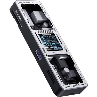 Dockstation - Dockcase DPR71S-EB USB-C 7-in-1, Schwarz Dockstation - Dockcase DPR71S-EB USB-C 7-in-1, Schwarz