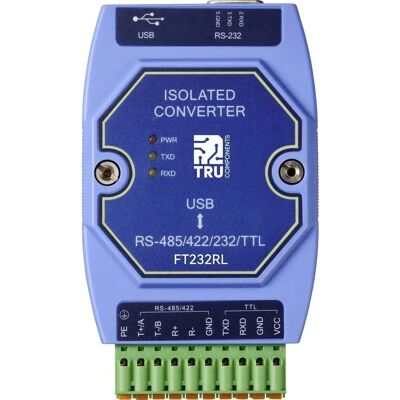 TRU COMPONENTS TC-E810-U15 Serial Converter - USB RS-422/485 D-SUB9 TRU COMPONENTS TC-E810-U15 Serial Converter - USB RS-422/485 D-SUB9