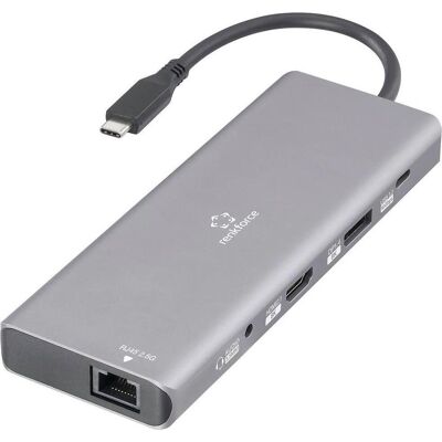 Renkforce RF-DKS-905 USB-C Dockingstation - 10-in-1 - Silber Renkforce RF-DKS-905 USB-C Dockingstation - 10-in-1 - Silber