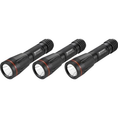 Toolcraft T120 LED Taschenlampe Set - 3er, 14cm, 250lm Toolcraft T120 LED Taschenlampe Set - 3er, 14cm, 250lm