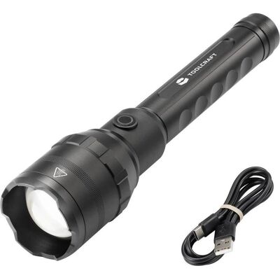 Toolcraft Akku-Taschenlampen-Set - Zoom, USB-C, 10h Toolcraft Akku-Taschenlampen-Set - Zoom, USB-C, 10h