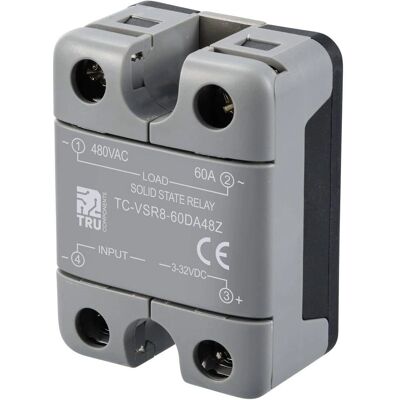 TRU COMPONENTS Solid State Relay TC-12705364 - 60A - 480V - Industri TRU COMPONENTS Solid State Relay TC-12705364 - 60A - 480V - Industri