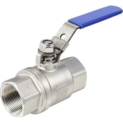 TRU COMPONENTS TC-2PC-DN32-316 G1/4 Kugelhahn - Standard TRU COMPONENTS TC-2PC-DN32-316 G1/4 Kugelhahn - Standard