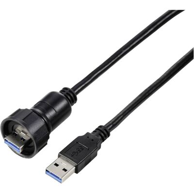 Tru Components USB 3.0 Adapter - Ondersteunt USB 3.0, 1m kabel, Duurzaam PVC, -10°C tot 70°C Tru Components USB 3.0 Adapter - Ondersteunt USB 3.0, 1m kabel, Duurzaam PVC, -10°C tot 70°C