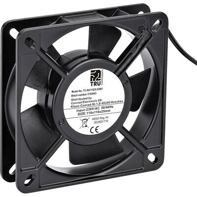 Ventilateur axial Tru Components TC-NA11025-230B1 - 230 V/AC - 100 m³/h - 110x110x25 mm Ventilateur axial Tru Components TC-NA11025-230B1 - 230 V/AC - 100 m³/h - 110x110x25 mm
