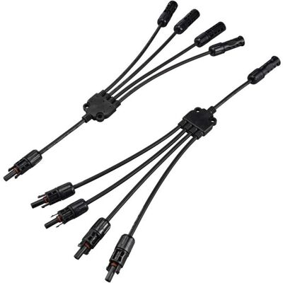 Sygonix Solcelle Adapterkabel - 46.5cm, 2-pack, Sort Sygonix Solcelle Adapterkabel - 46.5cm, 2-pack, Sort