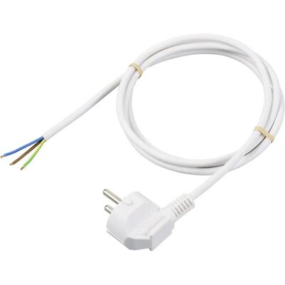 Conrad - SY-6408152 - Blanc - 1,5 m - CEE 7/7 Câble d’alimentation Conrad - SY-6408152 - Blanc - 1,5 m - CEE 7/7 Câble d’alimentation
