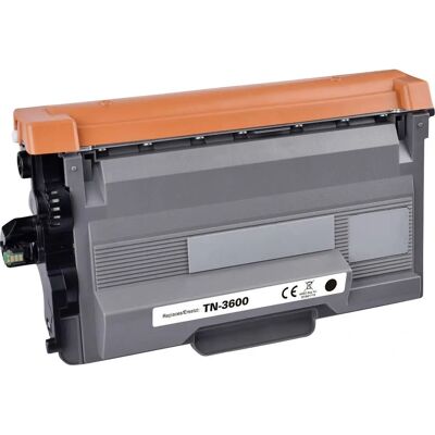 Renkforce RF-6414466 Tonercassette - Zwart - Compatibel met Brother TN-3600 - 3000 pagina's Renkforce RF-6414466 Tonercassette - Zwart - Compatibel met Brother TN-3600 - 3000 pagina's