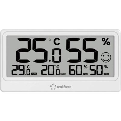 Renkforce RF-6416470 Vit Termo-Hygrometer - Termo-Hygrometer Renkforce RF-6416470 Vit Termo-Hygrometer - Termo-Hygrometer