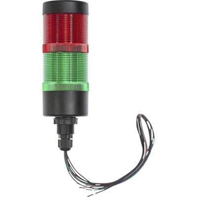 TRU COMPONENTS Signalleuchte IP65 Rot Grün LEDs, 179mm TRU COMPONENTS Signalleuchte IP65 Rot Grün LEDs, 179mm