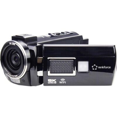 Renkforce RF-DV-200 Videocamera - 5K, 7,6cm Scherm, 8MP, Wi-Fi Renkforce RF-DV-200 Videocamera - 5K, 7,6cm Scherm, 8MP, Wi-Fi