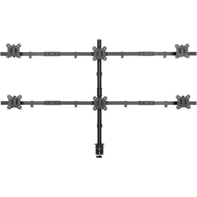 SpeaKa Professional SP-MM-1010 Monitorhalterung - Unterstützt 6 Bildschirme, Kippbar, Schwenkbar SpeaKa Professional SP-MM-1010 Monitorhalterung - Unterstützt 6 Bildschirme, Kippbar, Schwenkbar