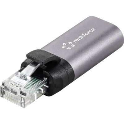 Renkforce USB-C / RJ45 Netzwerkadapter - Grau Renkforce USB-C / RJ45 Netzwerkadapter - Grau
