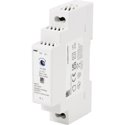 TRU Components DPH-12015 - Power Supply - DIN rail - 12 V/DC - 1.25 A - 15 W TRU Components DPH-12015 - Power Supply - DIN rail - 12 V/DC - 1.25 A - 15 W