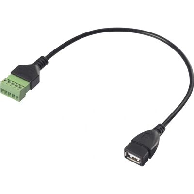 Renkforce RF-6443968 USB 2.0 Adapterkabel - 30cm Renkforce RF-6443968 USB 2.0 Adapterkabel - 30cm