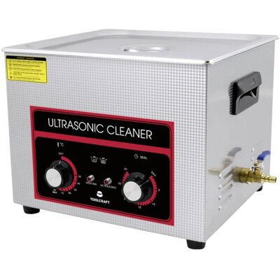 Toolcraft USC-1500 Ultrasone Reinigingsapparaat - 360 W, 15 L, Verwarming Toolcraft USC-1500 Ultrasone Reinigingsapparaat - 360 W, 15 L, Verwarming