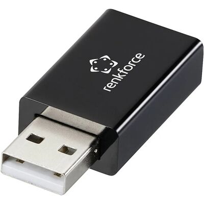 Renkforce RF-6615902 USB-A Geschlechtsumwandler - Schwarz Renkforce RF-6615902 USB-A Geschlechtsumwandler - Schwarz