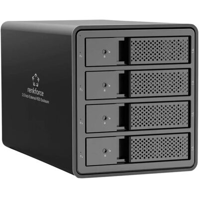 Renkforce RF-6647598 Aluminium Harde Schijf Behuizing - 3,5 Inch USB 3.0 Renkforce RF-6647598 Aluminium Harde Schijf Behuizing - 3,5 Inch USB 3.0