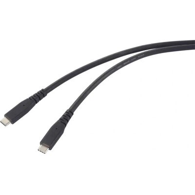 Renkforce RF-6662040 USB-kabel - USB4 Gen 2x2 - 1m - Zwart Renkforce RF-6662040 USB-kabel - USB4 Gen 2x2 - 1m - Zwart