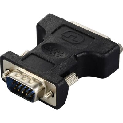 Adaptateur genre DVI-I VGA Renkforce RF-6667626 Noir - Publicité Adaptateur genre DVI-I VGA Renkforce RF-6667626 Noir - Publicité