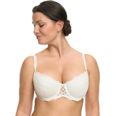 Susa Ivoor Bloem Push-Up BH - Dameslingerie Susa Ivoor Bloem Push-Up BH - Dameslingerie