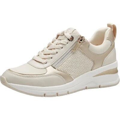 Tamaris Ivory Combi Vegan Casual Sneakers - Dames - Maat 41 Tamaris Ivory Combi Vegan Casual Sneakers - Dames - Maat 41