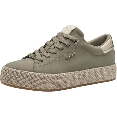 Tamaris Women's Wedge Trainer Sage - Shoe Tamaris Women's Wedge Trainer Sage - Shoe