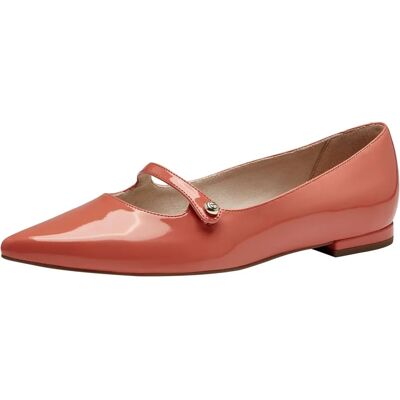 Tamaris Ballerina Mary Jane cinturino lucido forma appuntita 1-22101-42 Tamaris Ballerina Mary Jane cinturino lucido forma appuntita 1-22101-42