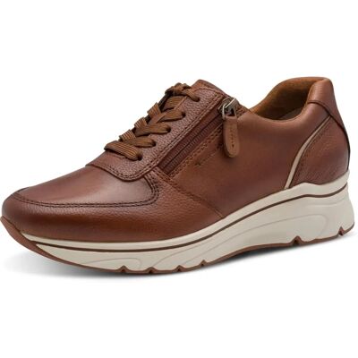 Tamaris 23711 Hnědé kožené tenisky - Casual trainers Tamaris 23711 Hnědé kožené tenisky - Casual trainers