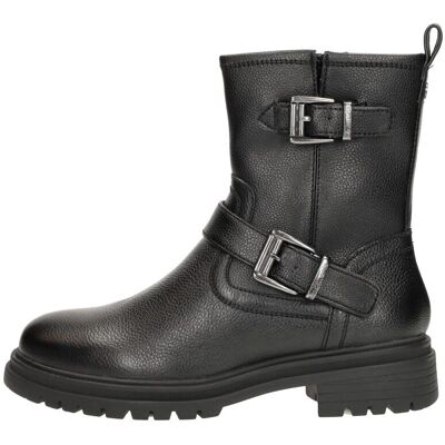 Bottes en Cuir Noir Tamaris avec Fermeture Éclair - Bottes - Publicité Bottes en Cuir Noir Tamaris avec Fermeture Éclair - Bottes - Publicité