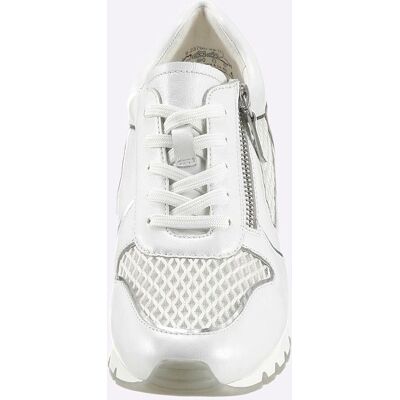 CAPRICE Damen Gr. 40 Weiß Veloursleder Mesh Sportschuhe - Sneaker CAPRICE Damen Gr. 40 Weiß Veloursleder Mesh Sportschuhe - Sneaker