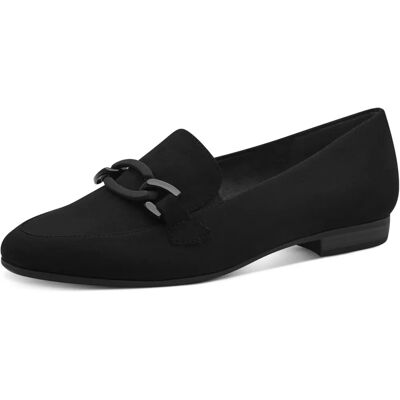 Jana chaussures pantoufles avec talon bloc végan noir - Publicité Jana chaussures pantoufles avec talon bloc végan noir - Publicité