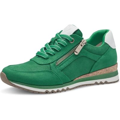 Marco Tozzi Zielone zamszowe sneakers - Buty Marco Tozzi Zielone zamszowe sneakers - Buty
