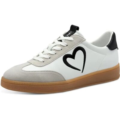 Marco Tozzi Białe Serce Sneakers - Buty sportowe Marco Tozzi Białe Serce Sneakers - Buty sportowe