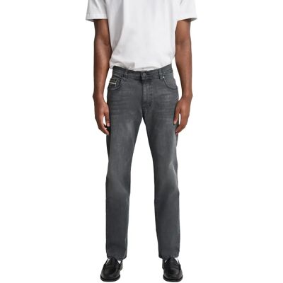 Bugatti Men Jeans Dark Grey Cotton Stretch Modern Fit Five-Pocket - Jeans Bugatti Men Jeans Dark Grey Cotton Stretch Modern Fit Five-Pocket - Jeans